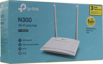Роутер беспроводной TP-Link TL-WR820N V2 (TL-WR820N) N300 10/100BASE-TX белый от магазина РЭССИ