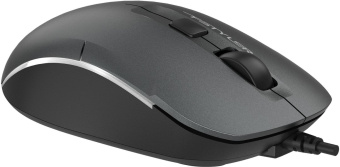 Мышь A4Tech Fstyler FM26 серый/черный оптическая (1600dpi) USB для ноутбука (4but) от магазина РЭССИ
