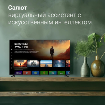 Телевизор LED Digma 65" DM-LED65UBB40 Салют ТВ Frameless Metal черный/черный 4K Ultra HD 60Hz DVB-T DVB-T2 DVB-C DVB-S DVB-S2 USB WiFi Smart TV от магазина РЭССИ
