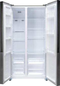 Холодильник Weissgauff WSBS 500 NFX Inverter 2-хкамерн. нержавеющая сталь от магазина РЭССИ