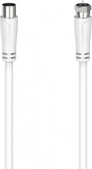 Кабель антенный Hama H-205061 Coax (f)/Coax Socket 1.5м. белый (уп.:1шт) (00205061) от магазина РЭССИ