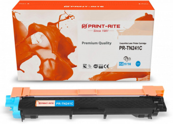 Картридж лазерный Print-Rite TFB684CPU1J PR-TN241C TN-241C голубой (1400стр.) для Brother HL-3170CDW от магазина РЭССИ