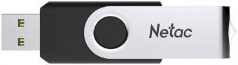 Флеш Диск Netac 32GB U505 NT03U505N-032G-20BK USB2.0 черный/серебристый от магазина РЭССИ