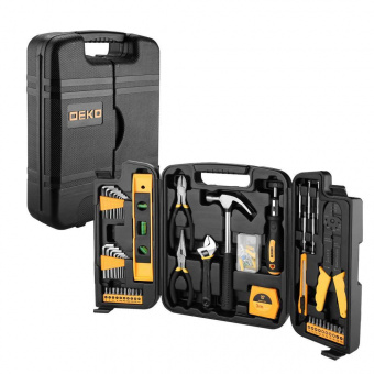 Набор инструментов Deko DKMT130 130 предметов (жесткий кейс) от магазина РЭССИ