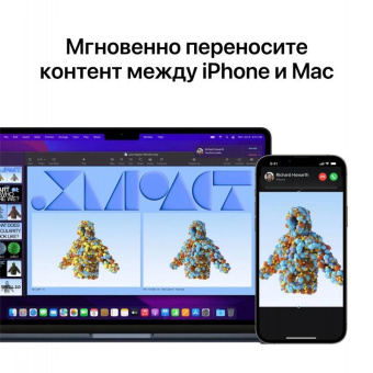 Ноутбук Apple MacBook Air A2681 M2 8 core 16Gb SSD256Gb/8 core GPU 13.6" Retina (2560x1664) macOS silver WiFi BT Cam (MC7V4HN/A) от магазина РЭССИ