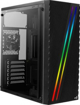 Корпус Aerocool Streak-A-BK-v1 черный без БП ATX 1x80mm 2xUSB2.0 1xUSB3.0 audio от магазина РЭССИ