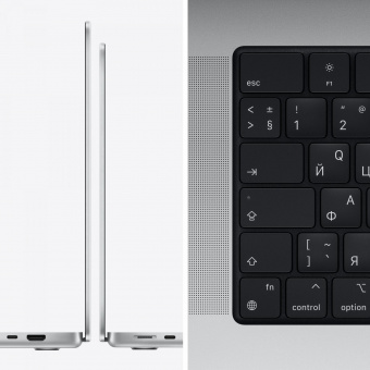 Ноутбук Apple MacBook Pro A2442 M1 Pro 8 core 16Gb SSD512Gb/14 core GPU 14.2" (3024x1964)/ENGKBD Mac OS silver WiFi BT Cam (MKGR3LL/A) от магазина РЭССИ