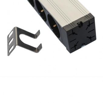 Блок распределения питания Hyperline SHZ19-8SH-S-2.5EU гор.размещ. 8xSchuko базовые 16A Schuko 2.5м от магазина РЭССИ