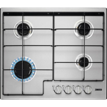 Газовая варочная поверхность Zanussi GPZ262SS серебристый от магазина РЭССИ