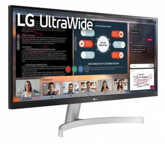 Монитор LG 29" UltraWide 29WN600-W белый IPS LED 5ms 21:9 HDMI M/M матовая 1000:1 250cd 178гр/178гр 2560x1080 DP FHD 4.7кг от магазина РЭССИ