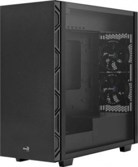 Корпус Aerocool Flo Saturn FRGB-G-BK-v1 черный без БП ATX 2xUSB2.0 2xUSB3.0 audio bott PSU от магазина РЭССИ