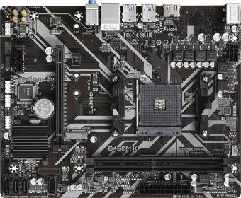 Материнская плата Gigabyte B450M K Soc-AM4 AMD B450 2xDDR4 mATX AC`97 8ch(7.1) GbLAN RAID+HDMI от магазина РЭССИ