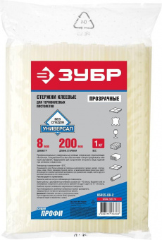 Клеевые стержни для клеевого пистолета Зубр 06855-08-2 от магазина РЭССИ