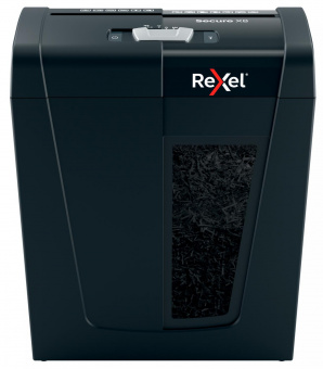 Шредер Rexel Secure X8 EU черный (секр.P-4) фрагменты 8лист. 14лтр. скрепки скобы от магазина РЭССИ