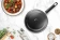 Картинка Сковорода Tefal Easy Plus 04237924 круглая 24см ручка несъемная (с крышкой) черный (9100054100) от магазина РЭССИ Сковорода Tefal Easy Plus 04237924 круглая 24см ручка несъемная (с крышкой) черный (9100054100) от магазина РЭССИ