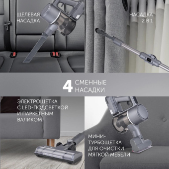 Пылесос Polaris PVCS 3060 графит от магазина РЭССИ