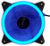 Картинка Вентилятор Aerocool Rev Blue 120x120mm 3-pin 15dB 153gr LED Ret от магазина РЭССИ Вентилятор Aerocool Rev Blue 120x120mm 3-pin 15dB 153gr LED Ret от магазина РЭССИ