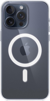 Чехол (клип-кейс) Apple для Apple iPhone 15 Pro Max MT233FE/A with MagSafe прозрачный от магазина РЭССИ