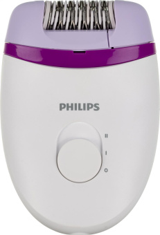 Эпилятор Philips BRE225/00 скор.:2 от электр.сети белый/фиолетовый от магазина РЭССИ