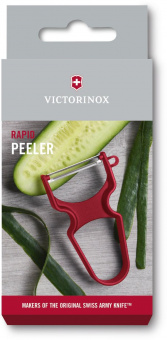 Овощечистка для овощей и фруктов Victorinox Rapid красный карт.кор. (6.0930.1) от магазина РЭССИ