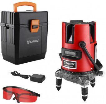 Лазерный уровень Deko DKLL02RB от магазина РЭССИ