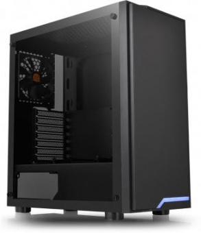 Корпус Thermaltake H100 TG черный без БП ATX 1x120mm 2xUSB3.0 audio bott PSU от магазина РЭССИ