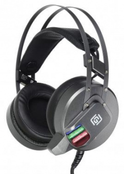 Наушники с микрофоном Оклик HS-L550G THUNDER черный 2.2м мониторные оголовье (1102302) от магазина РЭССИ