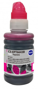 Чернила Cactus CS-EPT6643B T6643 пурпурный 100мл для Epson L100/L110/L120/L132/L200/L210/L222/L300/L312/L350/L355/L362/L366/L456/L550/L555/L566/L1300 от магазина РЭССИ