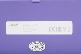 Клавиатура + мышь Acer OCC205 клав:фиолетовый мышь:фиолетовый USB беспроводная slim (ZL.ACCEE.00D) от магазина РЭССИ