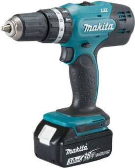 Дрель-шуруповерт Makita DHP453RFE аккум. патрон:быстрозажимной (кейс в комплекте) от магазина РЭССИ