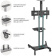 Картинка Подставка для телевизора Onkron TS1551 черный 40"-70" макс.60.5кг напольный мобильный от магазина РЭССИ Подставка для телевизора Onkron TS1551 черный 40"-70" макс.60.5кг напольный мобильный от магазина РЭССИ