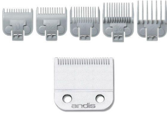 Машинка для стрижки Andis US-1 Fade in Barber Pole Design белый/рисунок (насадок в компл:5шт) от магазина РЭССИ