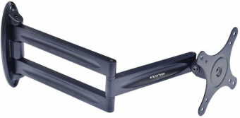 Кронштейн для телевизора Kromax TECHNO-11 черный 10"-32" макс.15кг настенный поворот и наклон от магазина РЭССИ