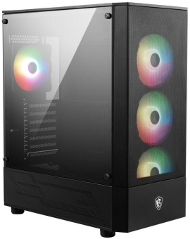 Корпус MSI MAG FORGE 112R черный без БП ATX 2x120mm 4x140mm 2xUSB3.0 audio bott PSU от магазина РЭССИ