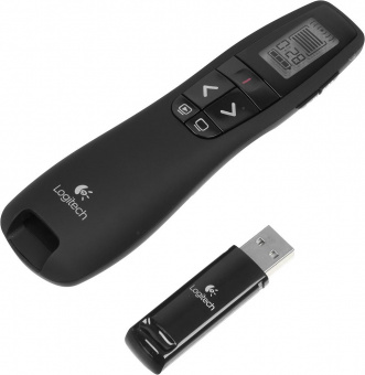 Презентер Logitech R700 Radio USB (30м) черный от магазина РЭССИ