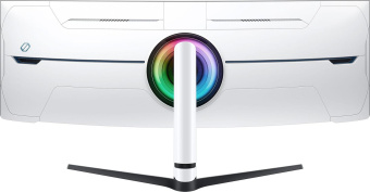 Монитор Samsung 57" Odyssey Neo G9 S57CG952NI черный VA LED 32:9 HDMI полуматовая HAS Piv 420cd 178гр/178гр 7680x2160 240Hz FreeSync Premium Pro DP Dual UHD USB 19кг от магазина РЭССИ