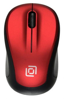 Мышь Оклик 665MW черный/красный оптическая (1000dpi) беспроводная USB для ноутбука (4but) от магазина РЭССИ