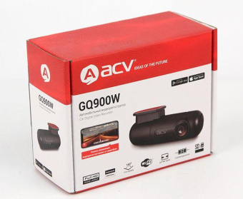 Видеорегистратор ACV GQ900W черный 2Mpix 1080x1920 1080p 160гр. GPS GM8135S от магазина РЭССИ