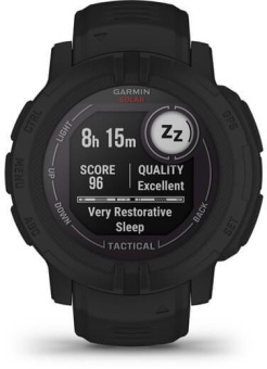 Смарт-часы Garmin Instinct 2 Solar 45мм 0.9" AMOLED корп.черный силикон рем.черный (010-02627-03) от магазина РЭССИ