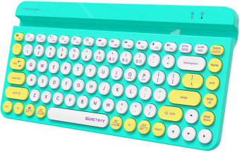 Клавиатура A4Tech Fstyler FBK30 зеленый USB беспроводная BT/Radio slim Multimedia (FBK30 AVOCADO) от магазина РЭССИ