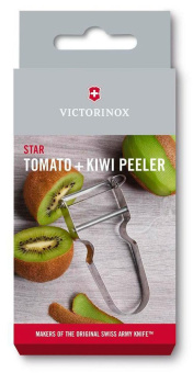 Овощечистка для овощей и фруктов Victorinox Star серебристый карт.кор. (6.0913) от магазина РЭССИ