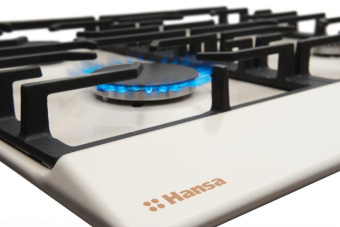 Газовая варочная поверхность Hansa BHGY610791 слоновая кость от магазина РЭССИ