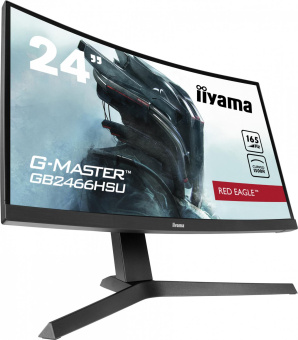 Монитор Iiyama 23.6" Red Eagle GB2466HSU-B1 черный VA LED 1ms 16:9 HDMI M/M матовая HAS 250cd 178гр/178гр 1920x1080 DP FHD USB 4.8кг от магазина РЭССИ