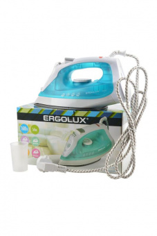 Утюг ERGOLUX ELX-SI01-C40 электрический, аквамарин с белым от магазина РЭССИ