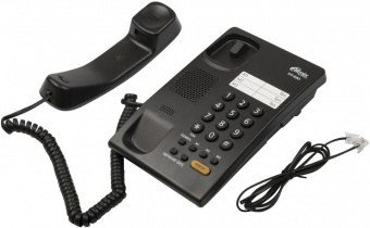 Телефон проводной Ritmix RT-330 черный от магазина РЭССИ