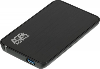 Внешний корпус для HDD/SSD AgeStar 3UB2A8-6G SATA III пластик/алюминий черный 2.5" от магазина РЭССИ