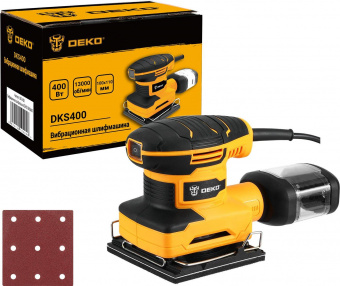 Вибро шлифовальная машина Deko DKS400 400Вт от магазина РЭССИ