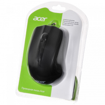 Мышь Acer OMW010 черный оптическая (1200dpi) USB (3but) от магазина РЭССИ