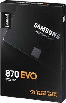 Накопитель SSD Samsung SATA III 500Gb MZ-77E500BW 870 EVO 2.5" от магазина РЭССИ