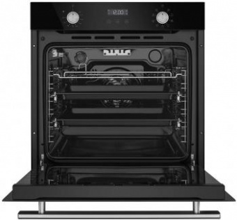 Духовой шкаф Электрический Maunfeld EOEM.769B черное стекло от магазина РЭССИ